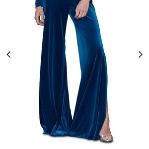 ML Monique Lhuillier
Wide Leg Velvet Pants w/ Side Opening